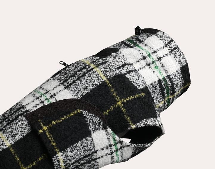 Asky&Erd Chicago Vest - White Plaid Köpek Yeleği