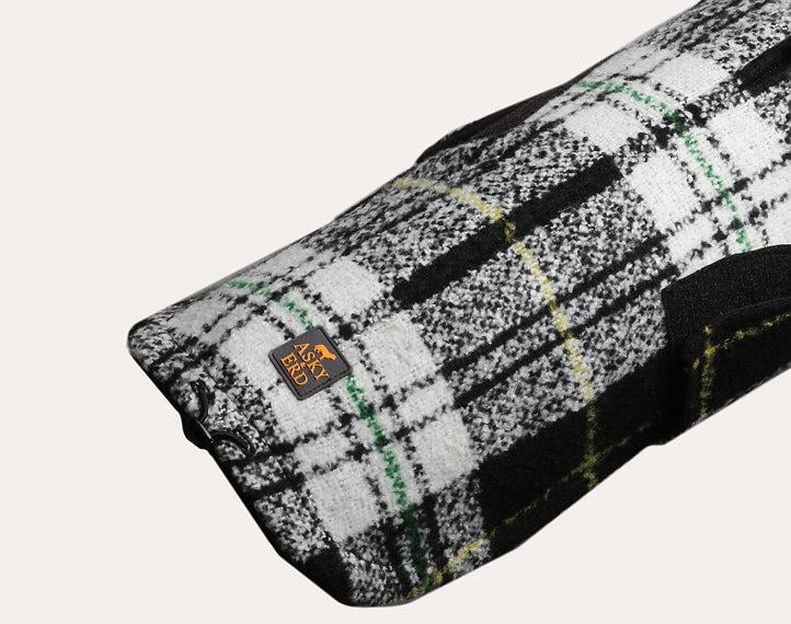 Asky&Erd Chicago Vest - White Plaid Köpek Yeleği