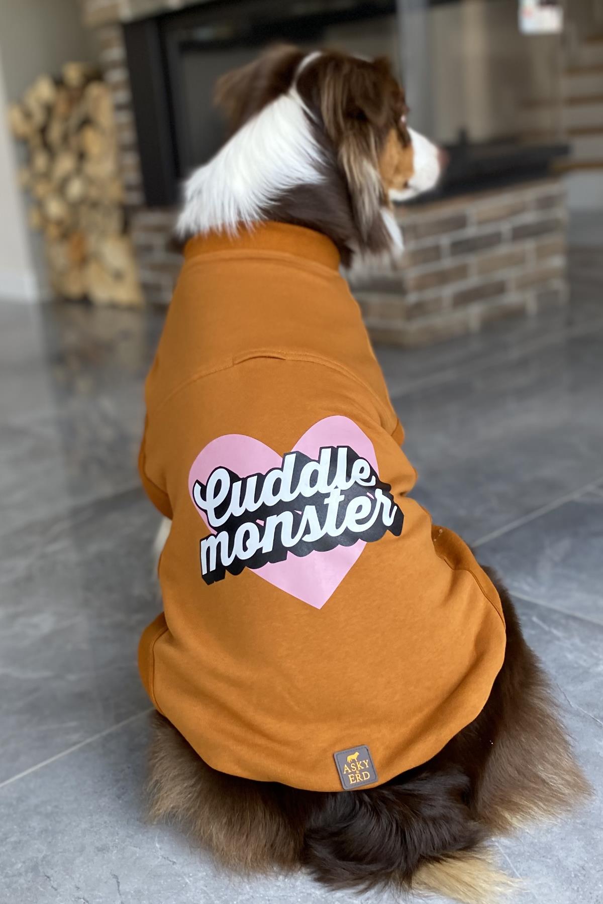 Asky&Erd “I am”.. Sweatshirts Collection - Cuddle Monster Köpek Sweatshirtü