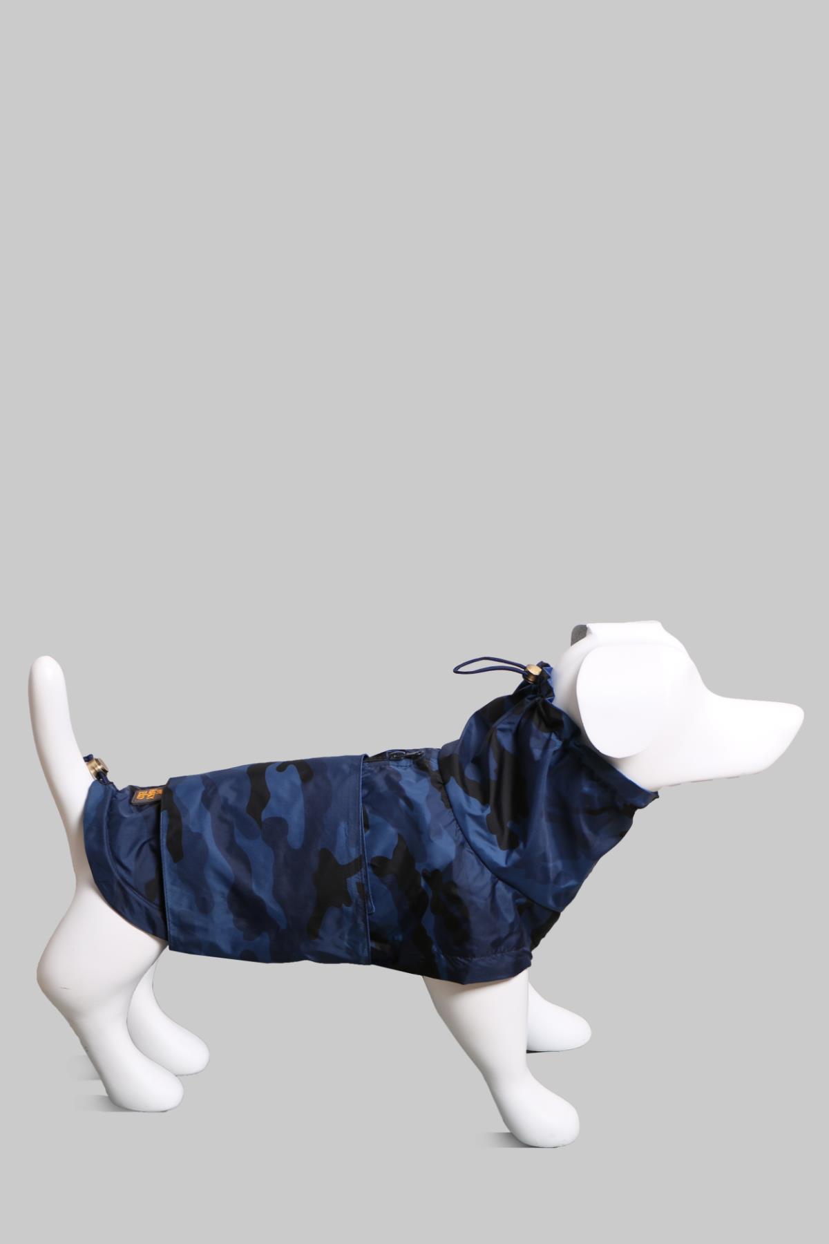 Asky&Erd Raincoat | Navy Camouflage Köpek Yağmurluğu