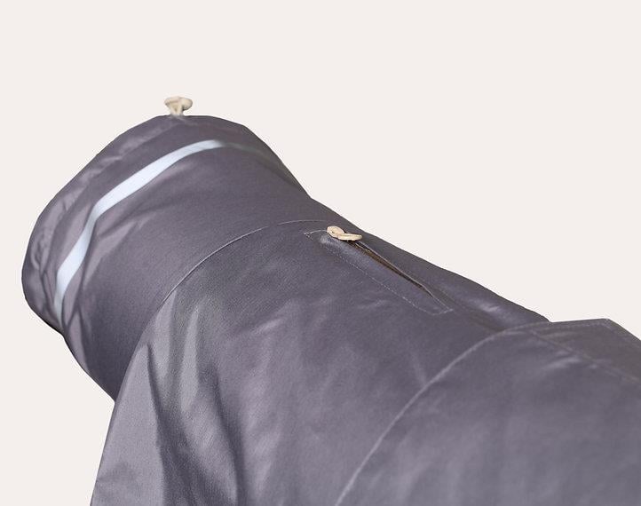 Asky&Erd Raincoat | Steel Grey Köpek Yağmurluğu