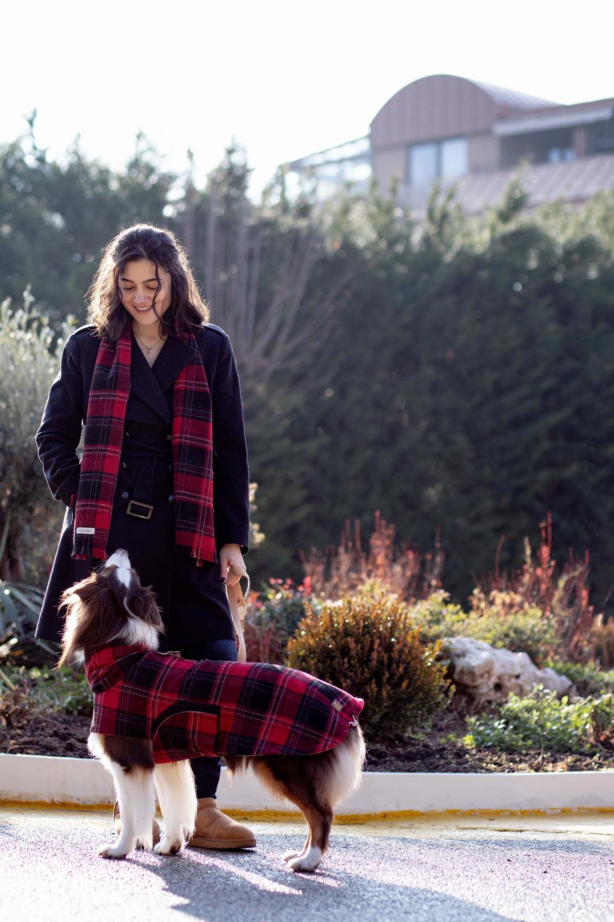 Askyxhuman | Red Plaid Scarf