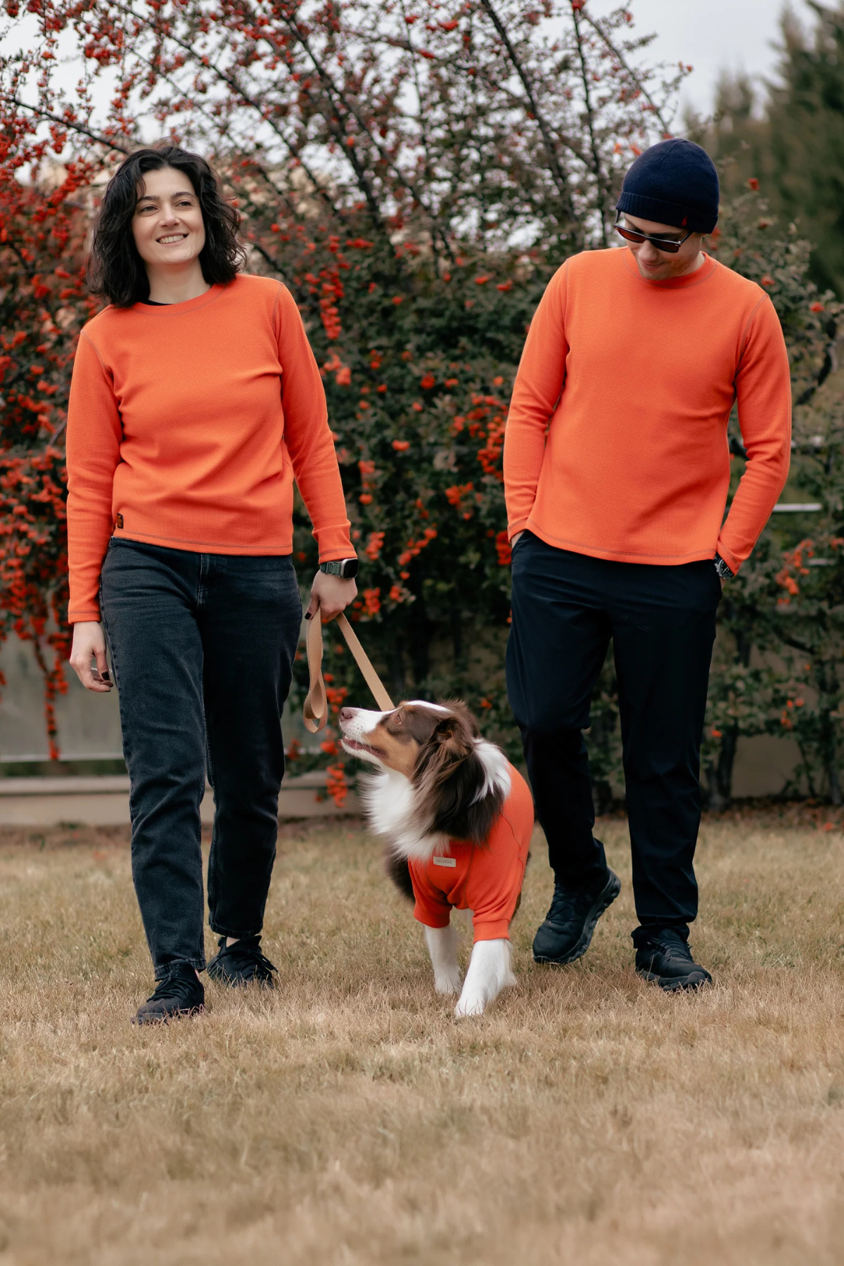 AskyxHuman | Waffle Tshirt | Tangerine Twist