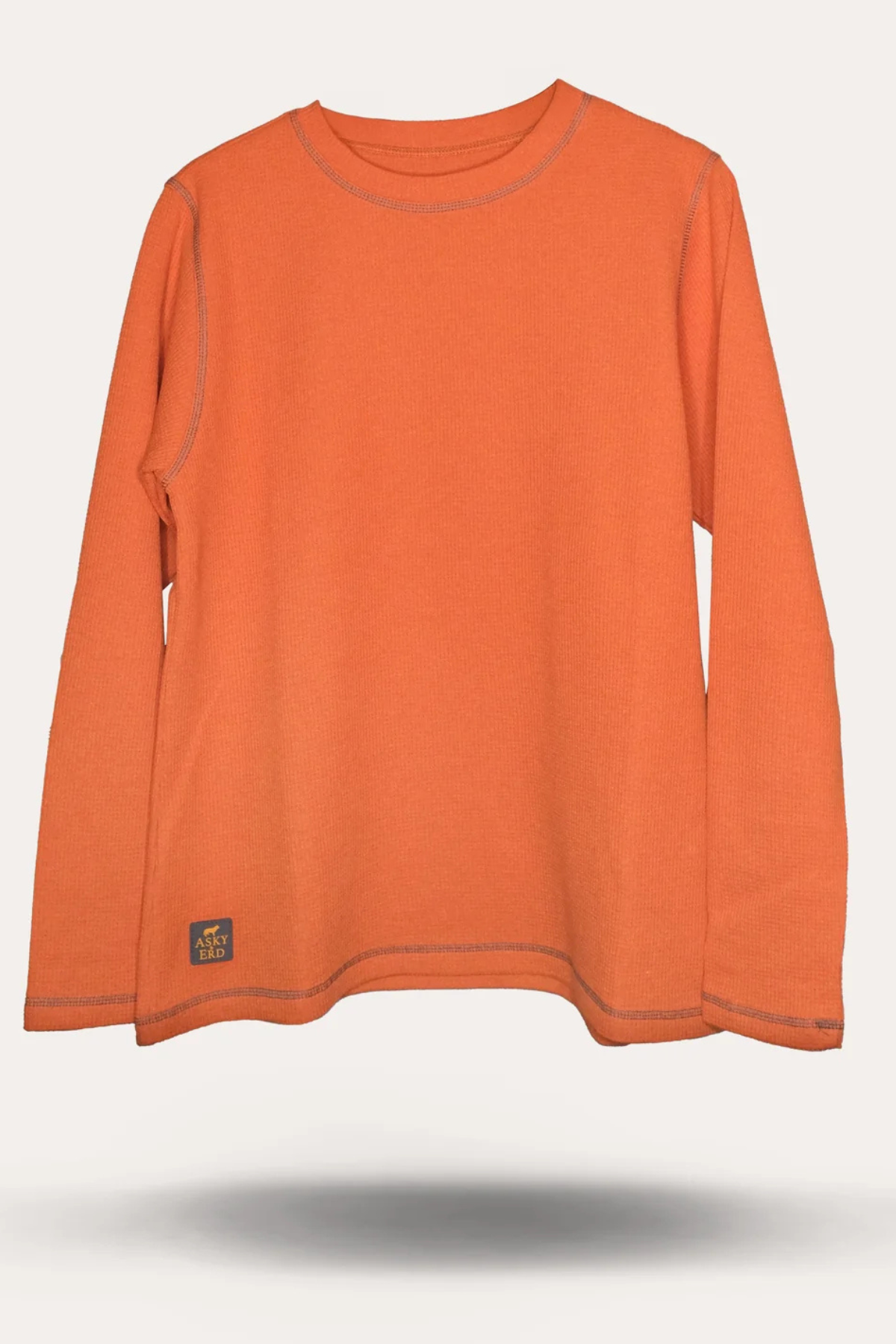 AskyxHuman | Waffle Tshirt | Tangerine Twist