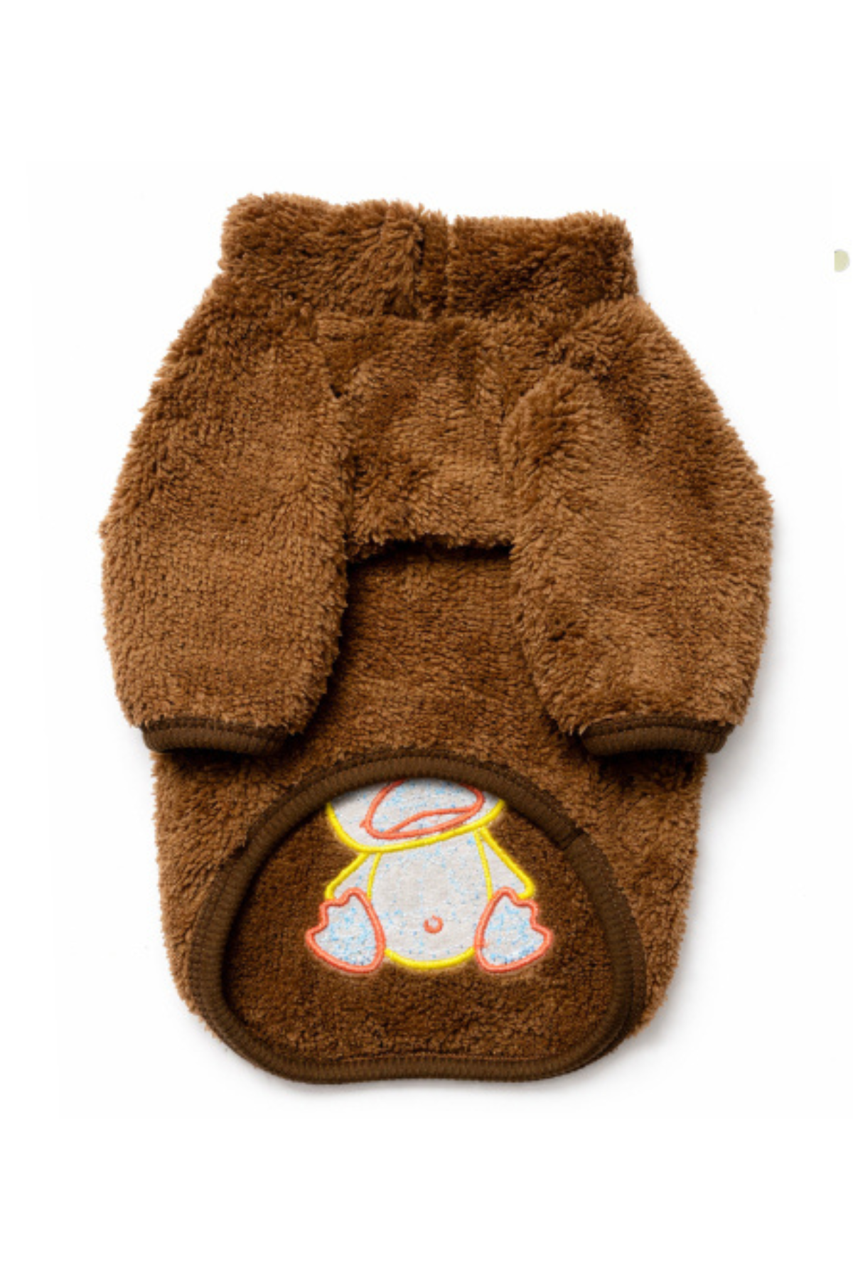 GedyCo Welsoft Ördekli Köpek Sweatshirt- Kahve