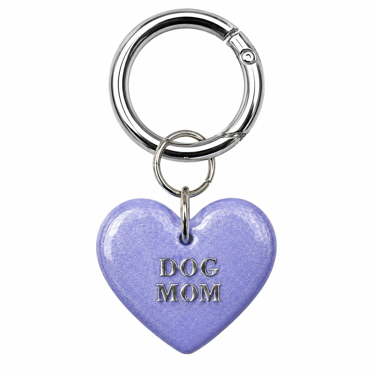 Dog And The City Dod Mom Charm Köpek Anahtarlık Glow Lila