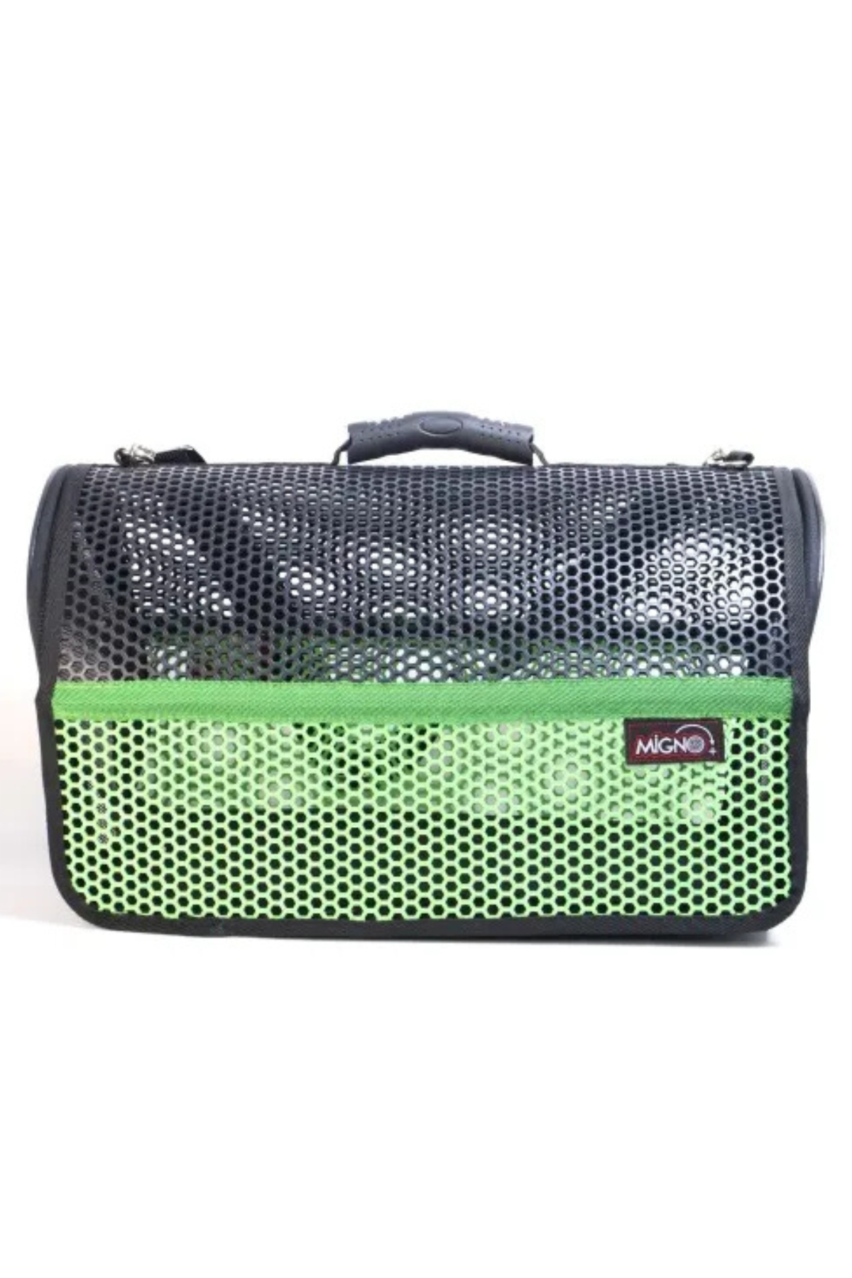 Migno Flybag Voyager Fileli Model Kedi Köpek Taşıma Çantaları - Yeşil-Siyah