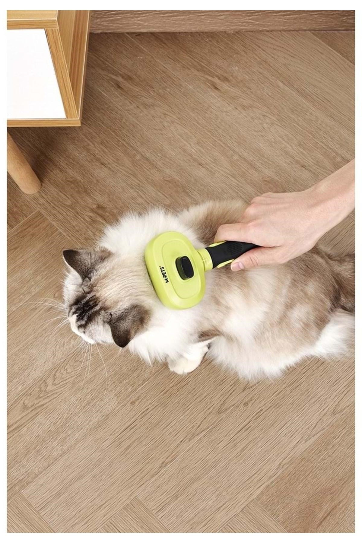 M-Pets Click & Groom Köpek Masaj Uçlu Fırçası 