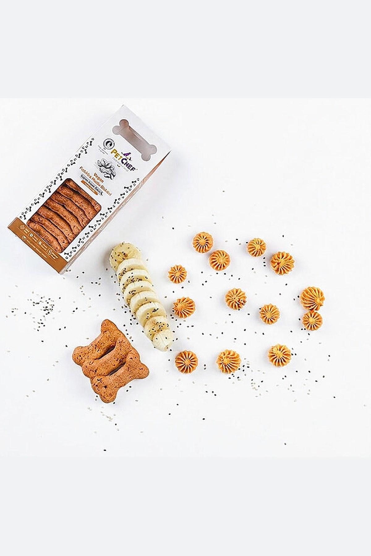 Gourmet Pet Cookies Vegan Fıstık Ezmeli & Muzlu Köpek Kurabiyesi 100gr
