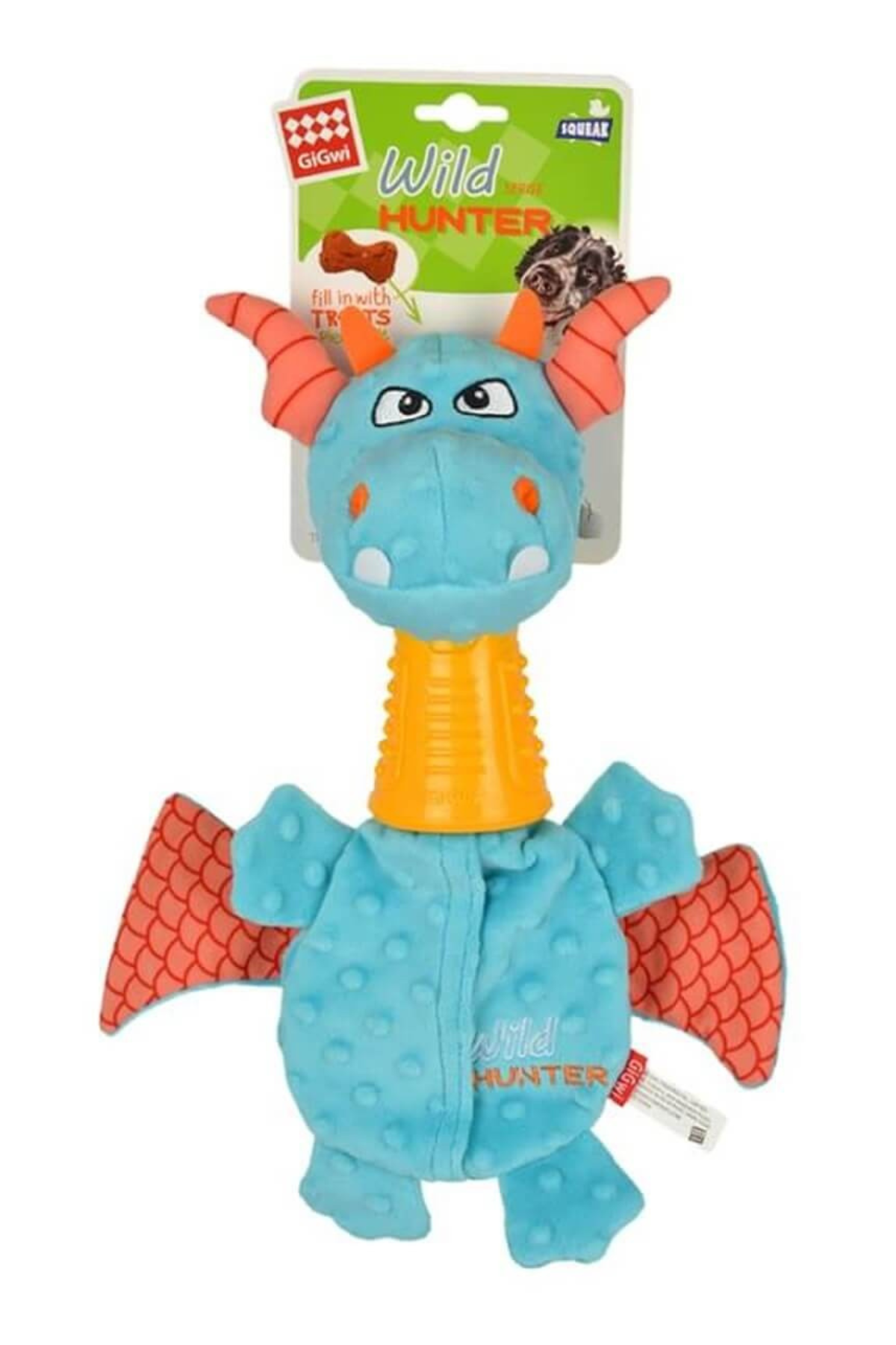 Gigwi Diş Kaşıyıcılı Dinazor Peluş Köpek Oyuncağı 35 cm