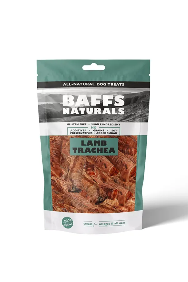 Baffs Naturals Lamb Loin 100% Natural Chewable Dog Treats 100 gr