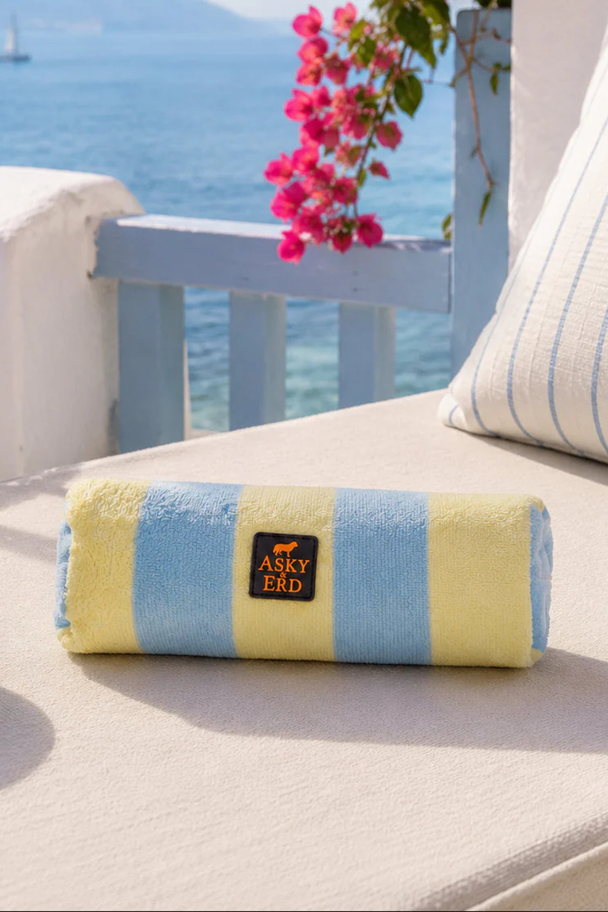 Asky&Erd Soft Rituals Köpek  Bakım Ürünleri Çantası Butterscotch Çizgili