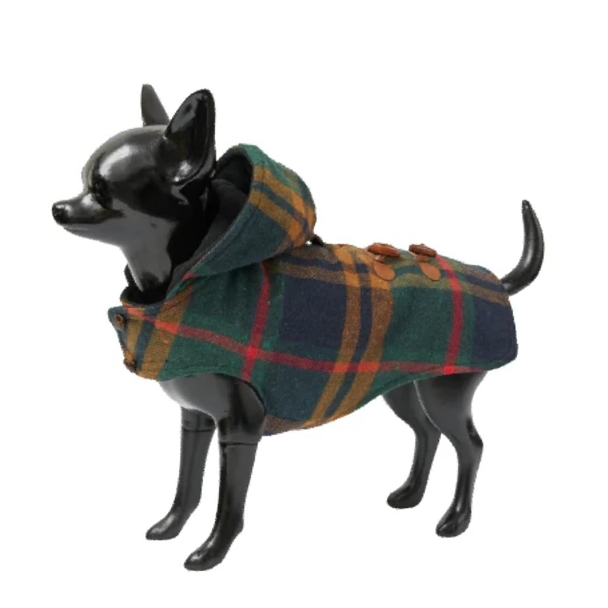 BCBC Duffle Coat Kapşonlu Köpek Ceket Yeşil