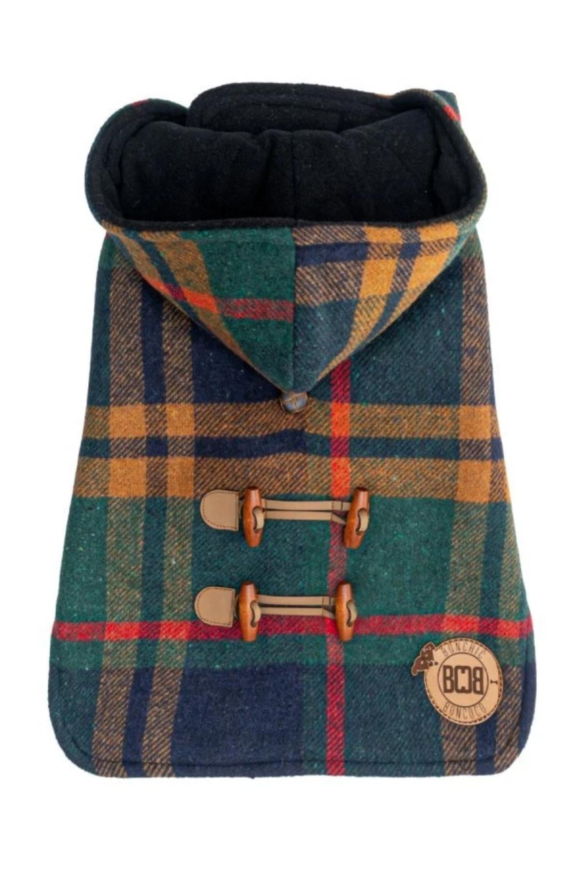 BCBC Duffle Coat Kapşonlu Köpek Ceket Yeşil