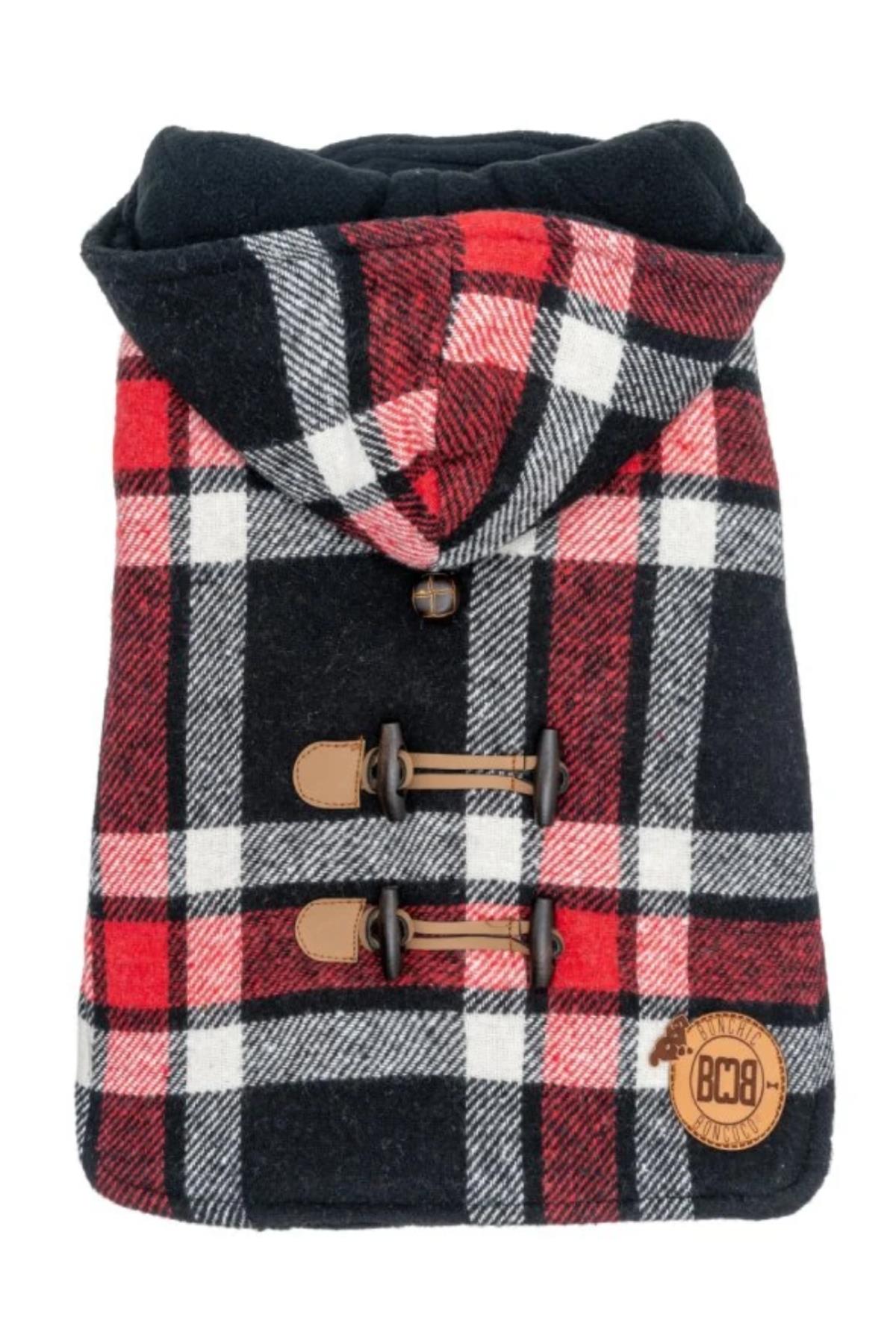 BCBC Duffle Coat Kapşonlu Köpek Ceket Kırmızı