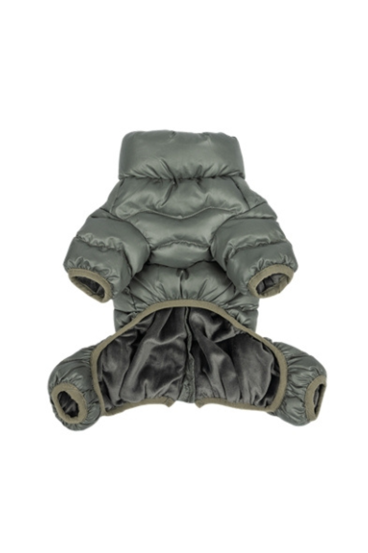 Puppia Wavy Puffer Köpek Tulumu - Haki