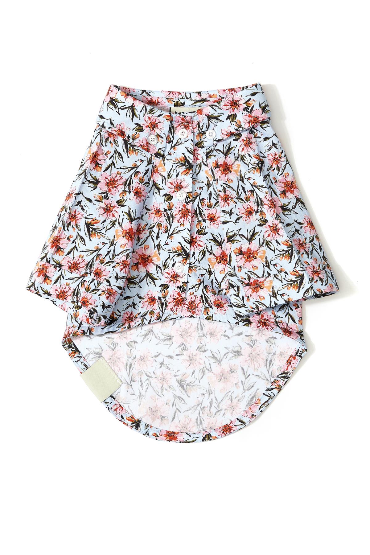 Hypet Fashion Blue Floral Shirt