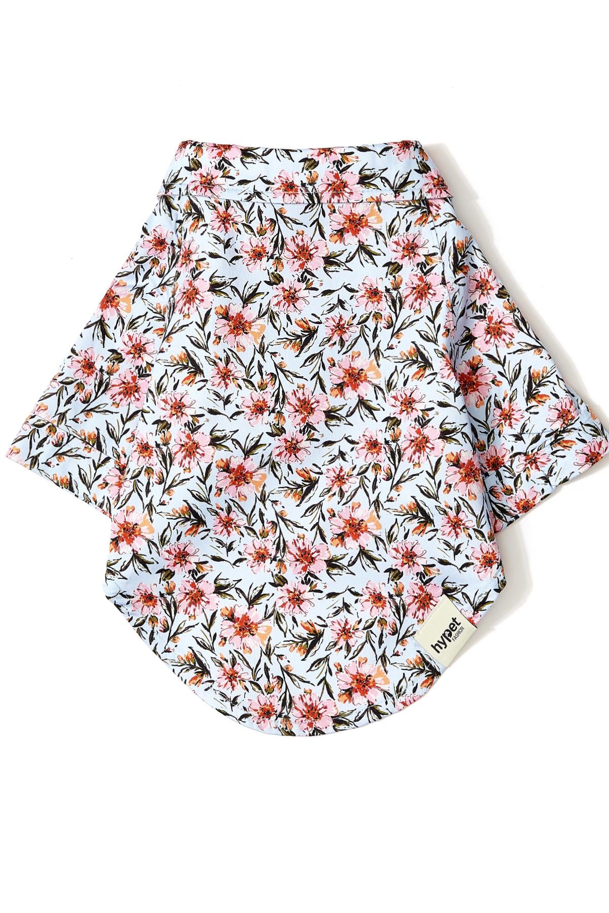 Hypet Fashion Blue Floral Shirt