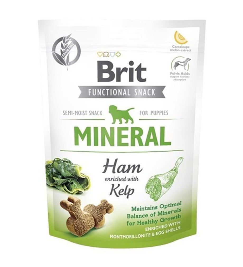 Brit Care Puppy Mineral Jambon ve Deniz Yosunlu Tahılsız Jambonlu Yavru Köpek Ödülü 150 Gr