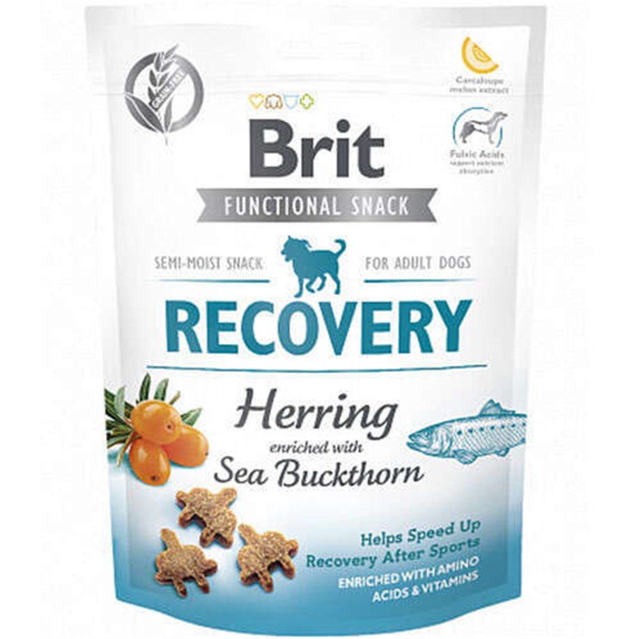 Brit Care Snack Recovery Balıklı Aktif Tahılsız Köpek Ödülü 150gr