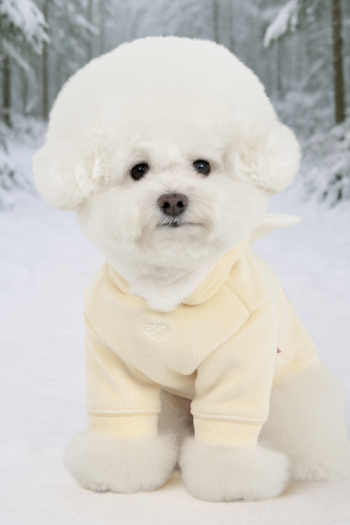 Puppia Peliah Köpek Sweatshirtü Sarı 