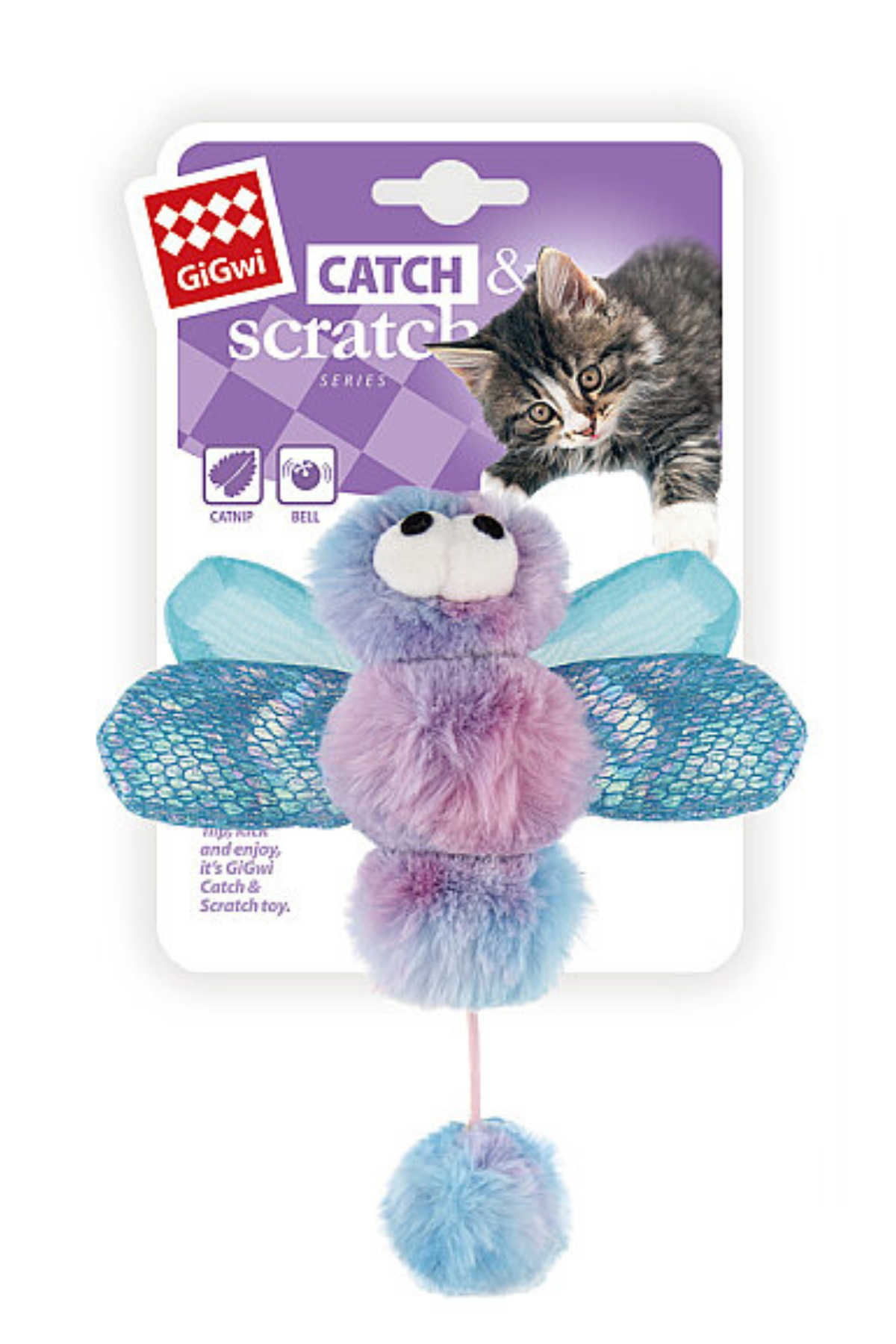Gigwi Catch&Scratch Yusufçuk Kedi Oyuncağı