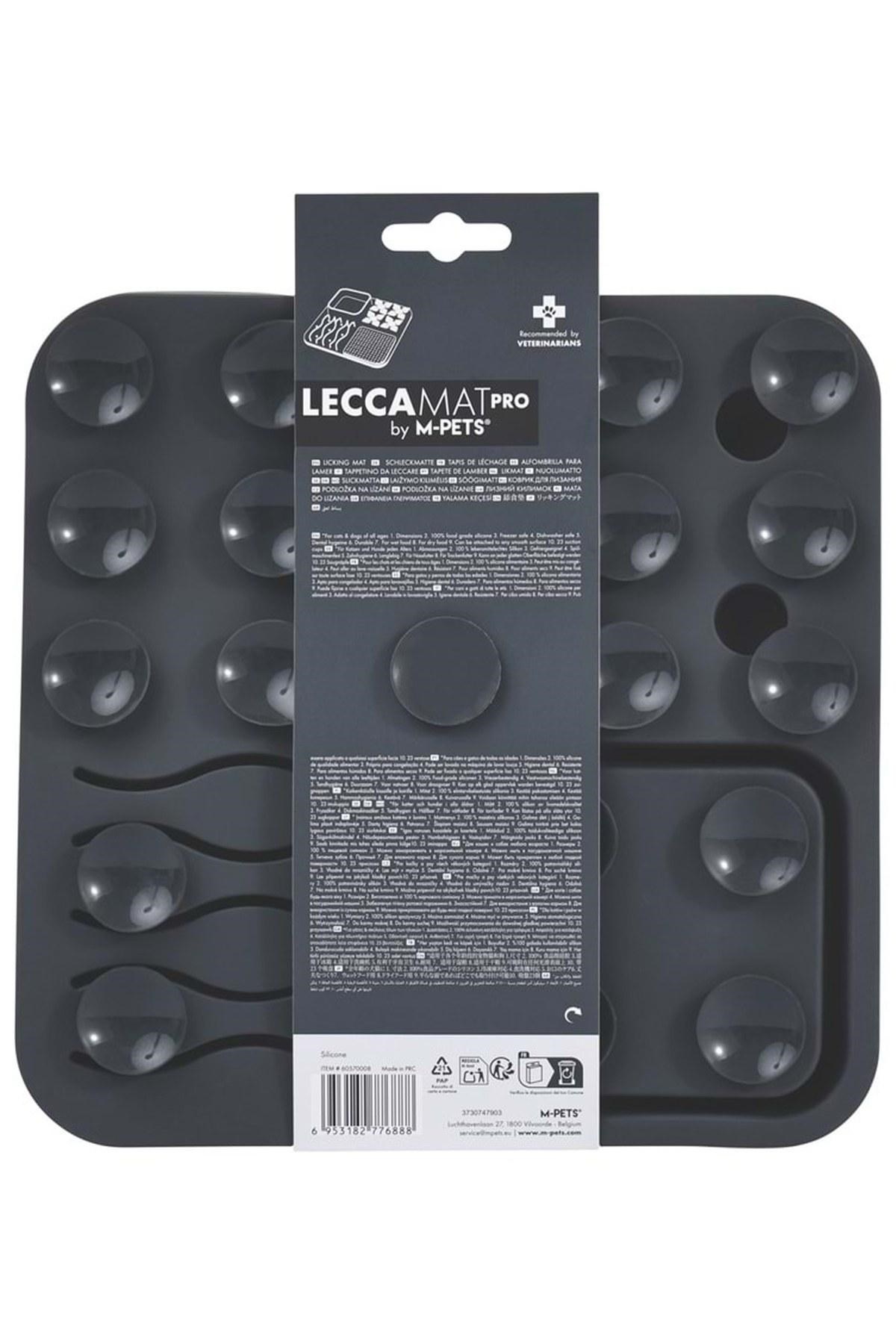 M-Pets Lecca Pro Köpek Yavaş Beslenme ve Yalama Matı Siyah