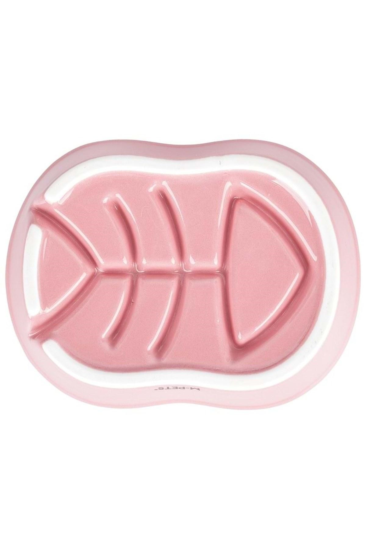 M-Pets Serene Fish Köpek Mama Kabı Pembe