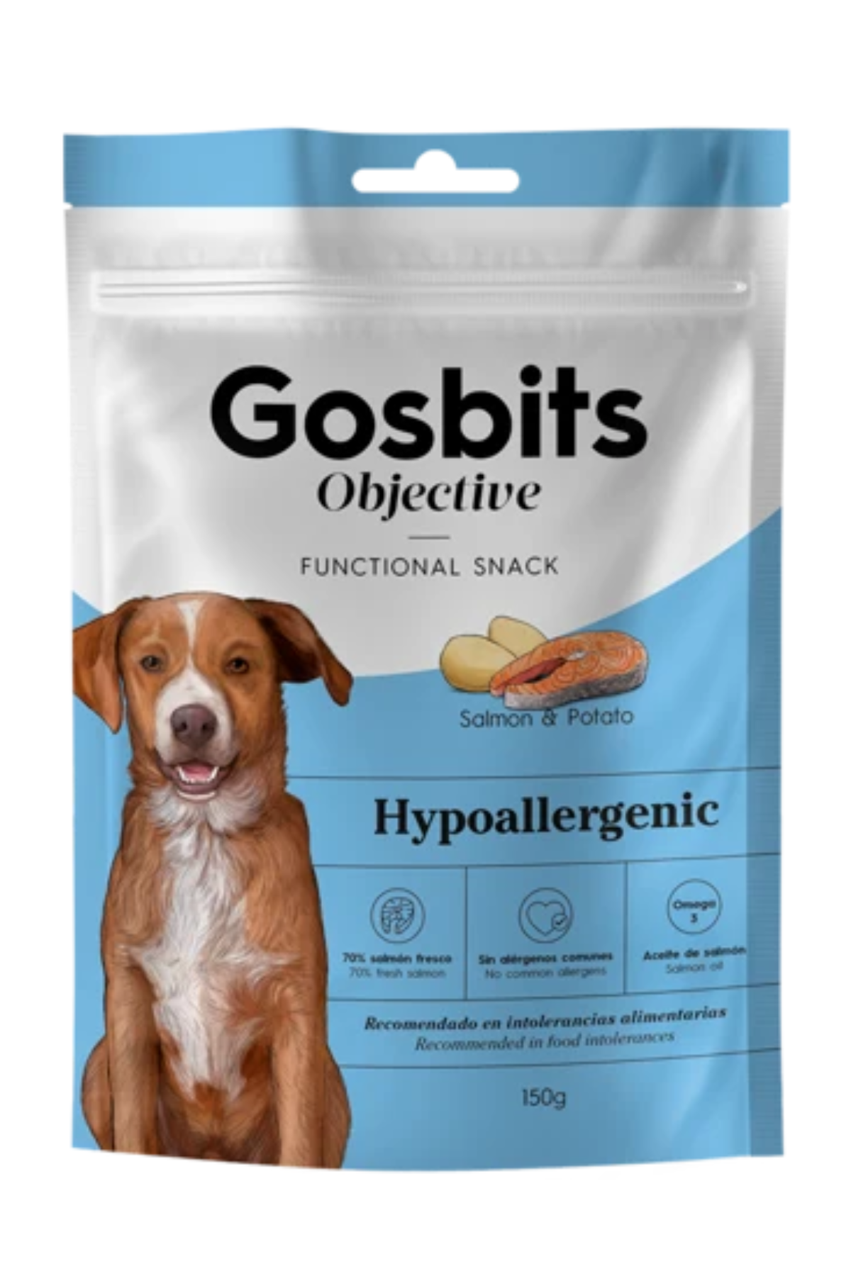 Gosbi Gosbits Somon & Patatesli Hipoalerjenik Fonksiyonel Köpek Atıştırmalık 150gr