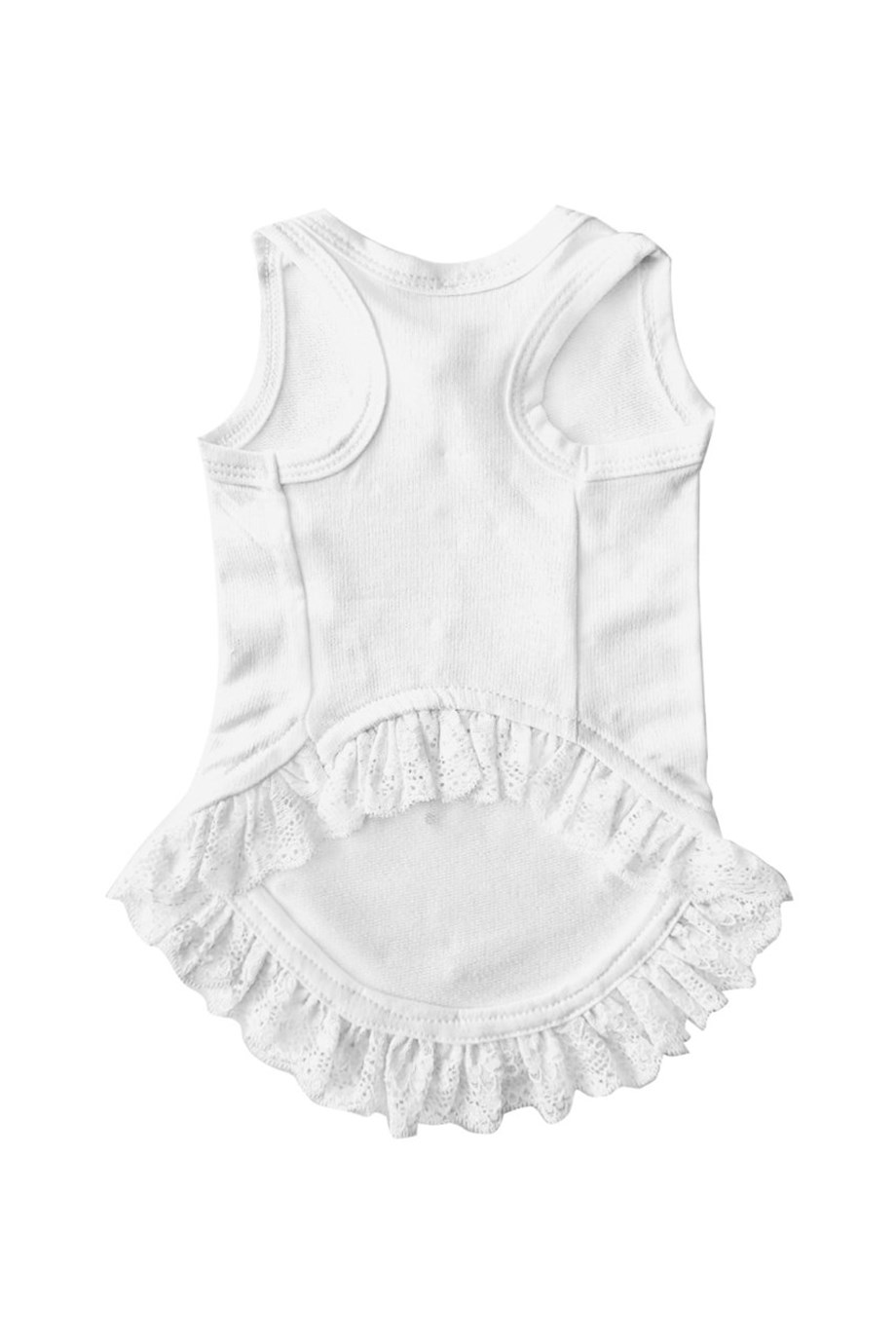 Chili Bride Dog Wedding Dress White