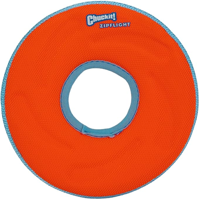 Chuckit! ZipFlight Floating Frisbee Dog Toy (Medium)