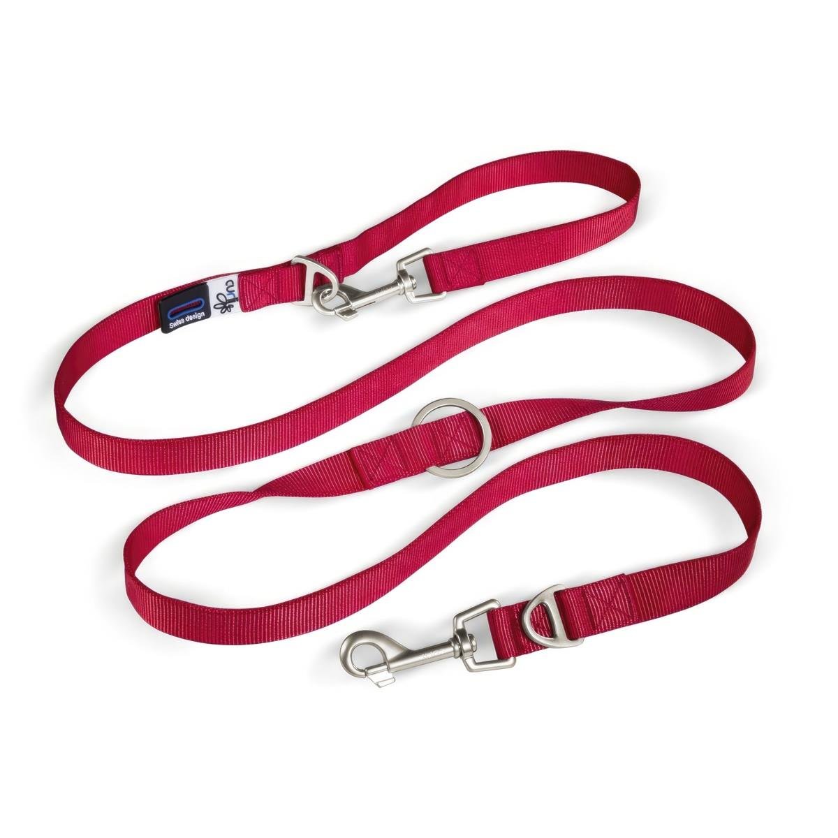 Curli Adjustable Nylon Dog Walking Strap Red