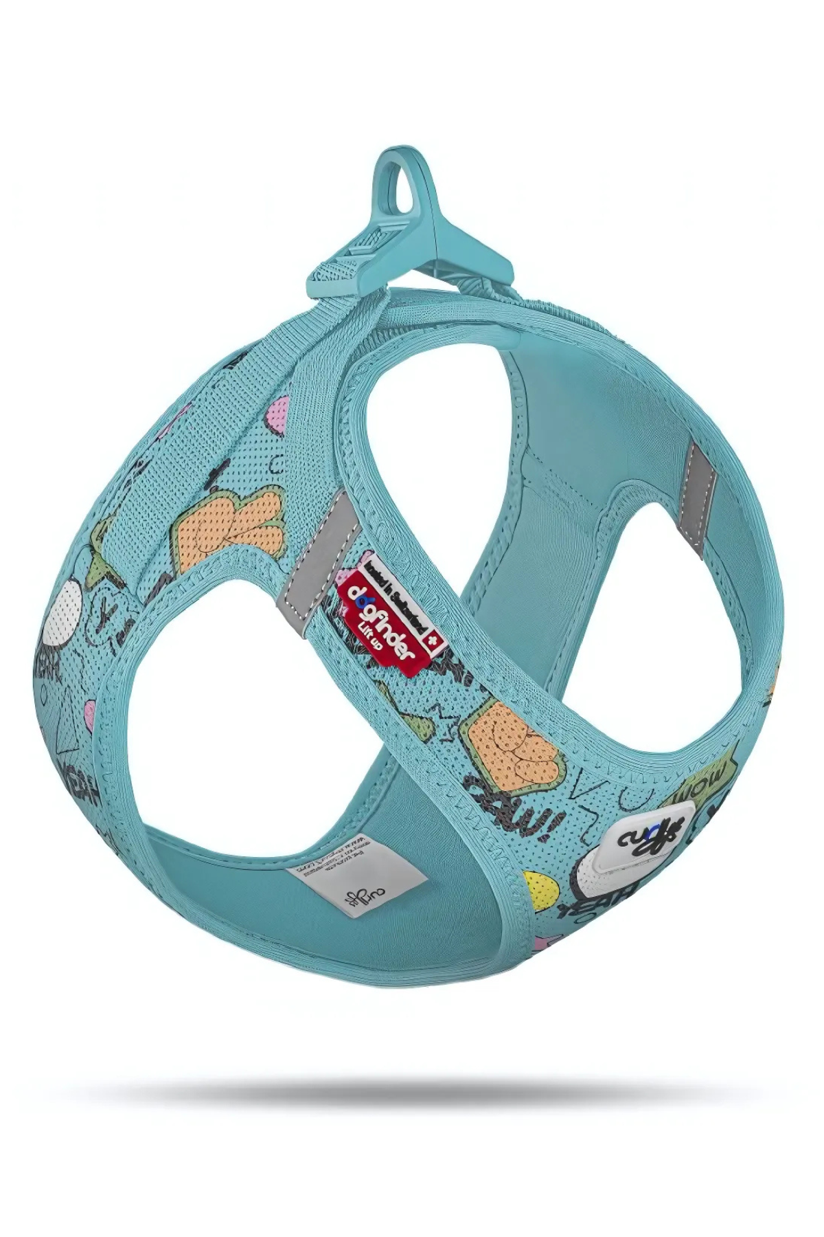 Curli Clasp Air Mesh Comic Turquoise