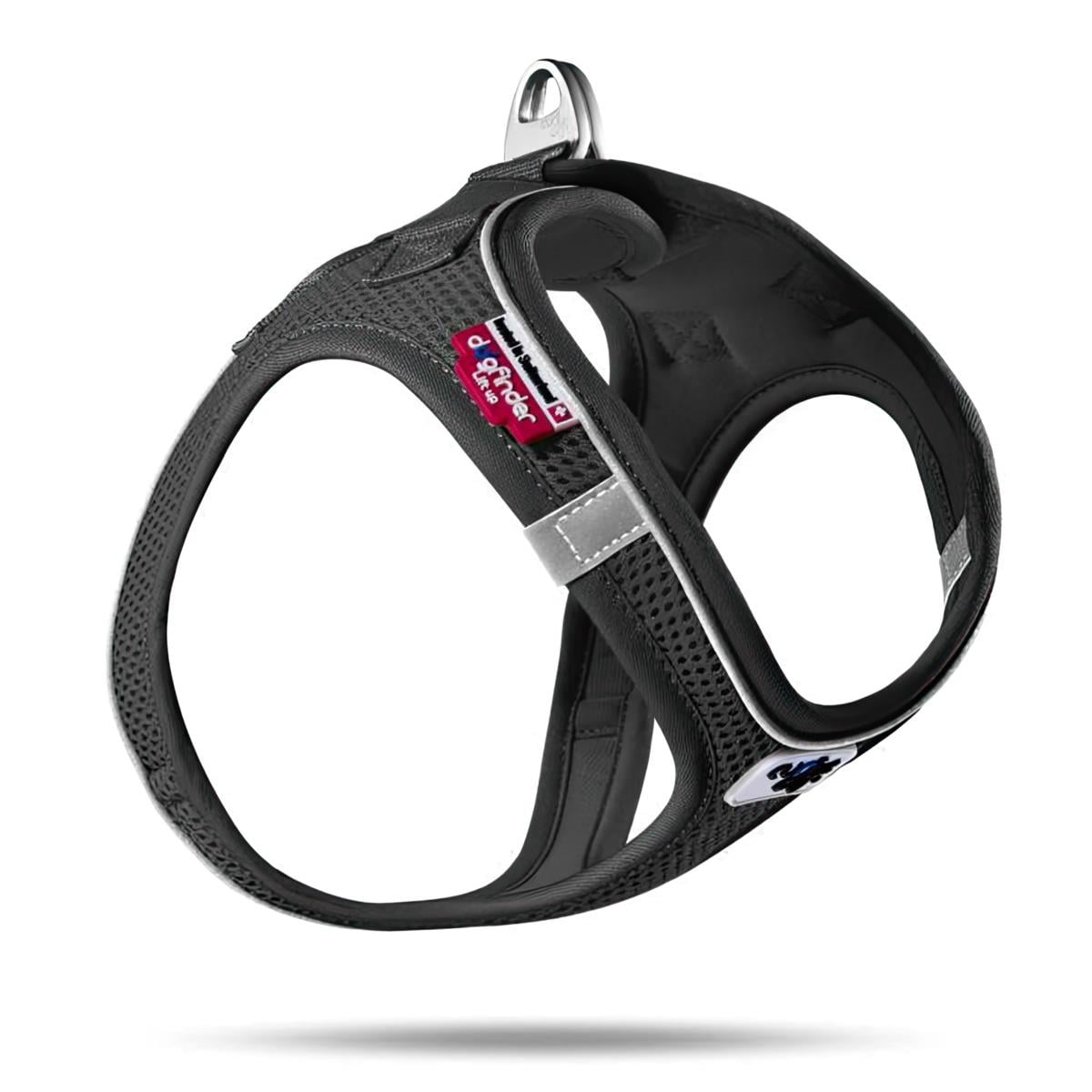 Curli Magnetic Vest Air-Mesh Köpek Göğüs Tasması Siyah