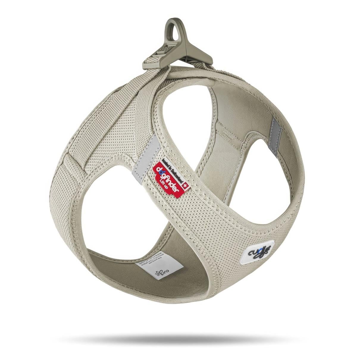 Curli Vest Breast Bowl Clasp Air Mesh Light Tan
