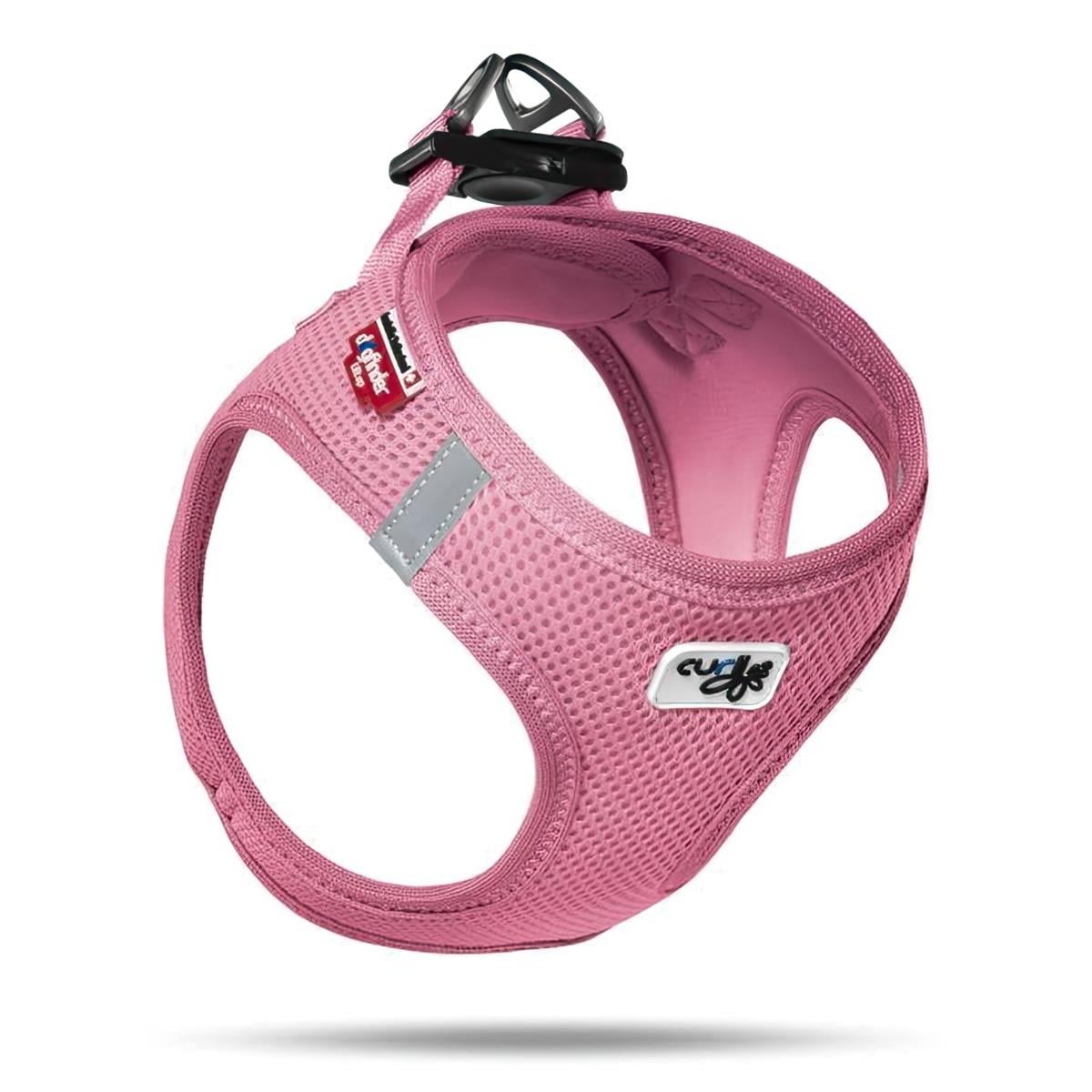 Curli Vest Harness Air-Mesh Köpek Göğüs Tasması Pembe