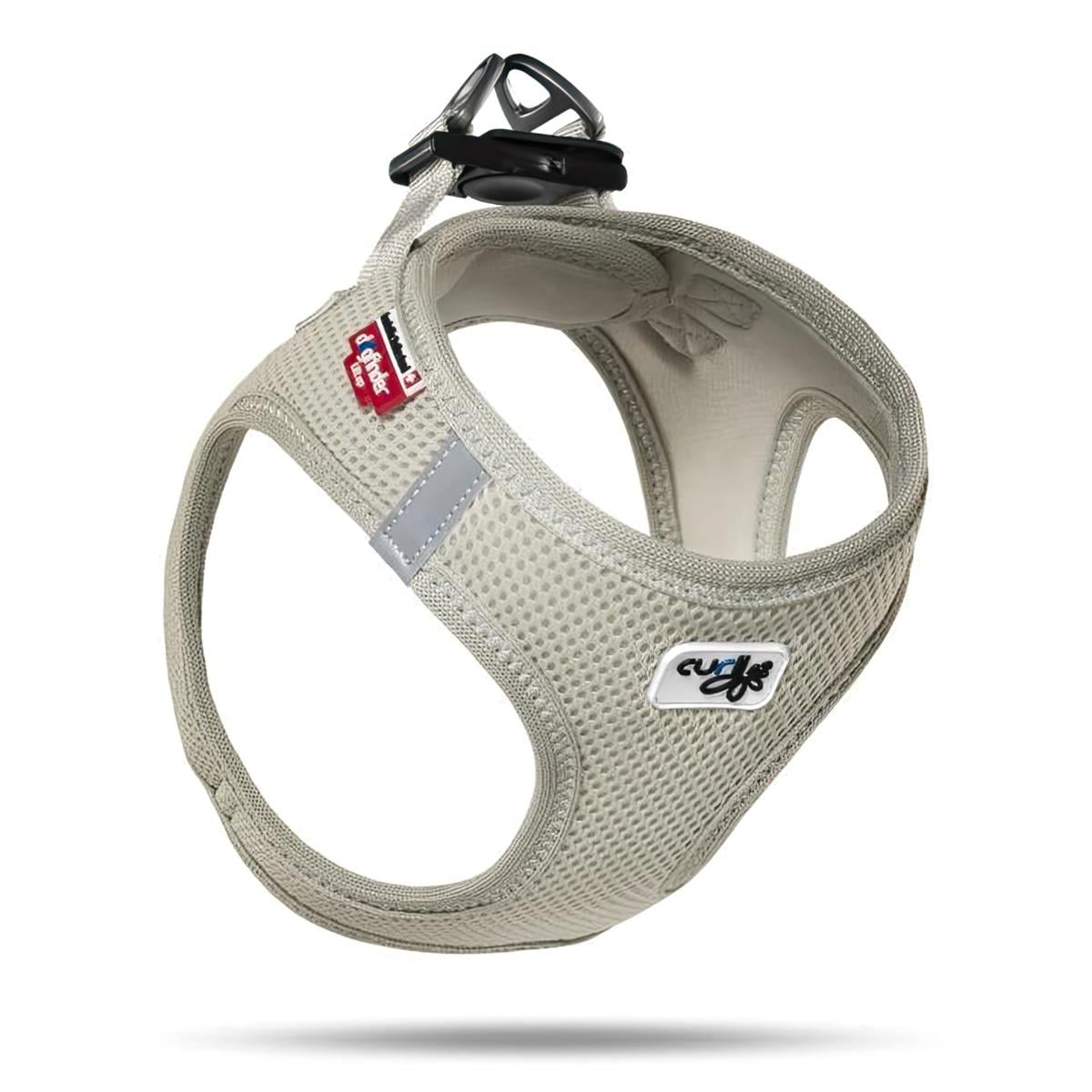 Curli Vest Harness Air-Mesh Köpek Göğüs Tasması Gray