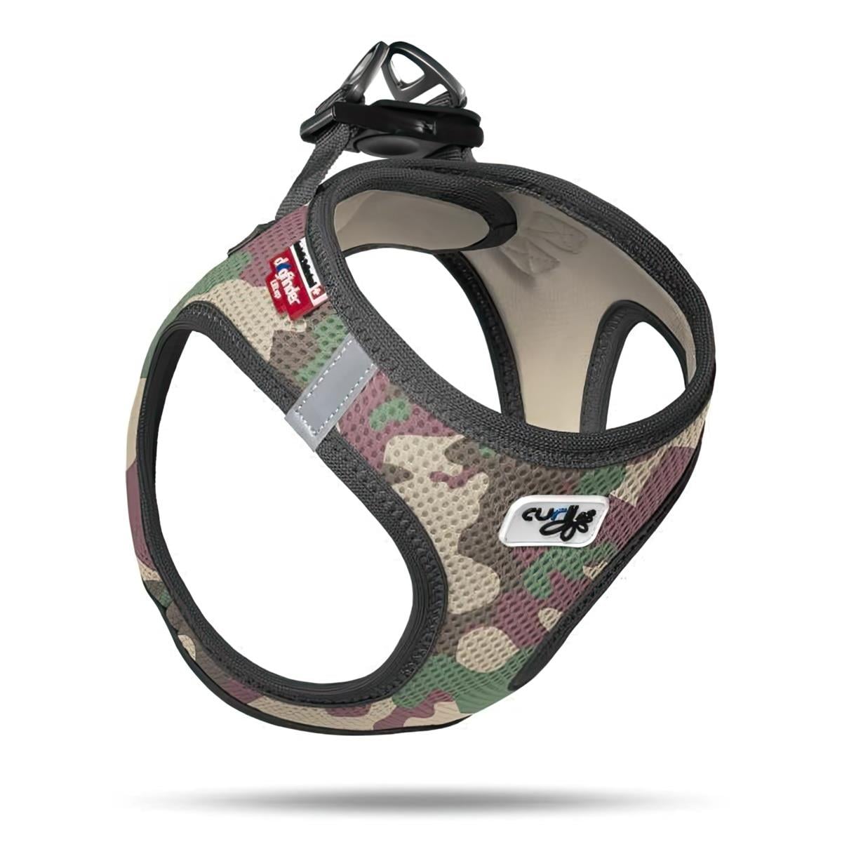 Curli Vest Harness Air-Mesh Dog Breast Station Camo