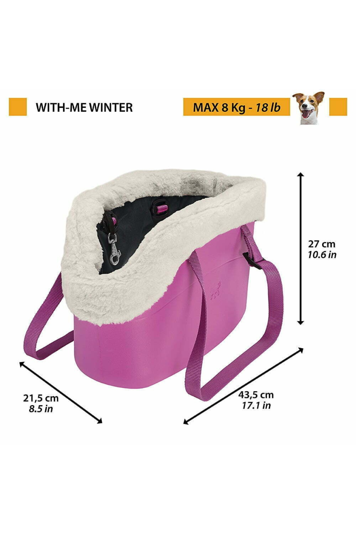 Ferplast With Me Winter Kedi Köpek Taşıma Çantası 