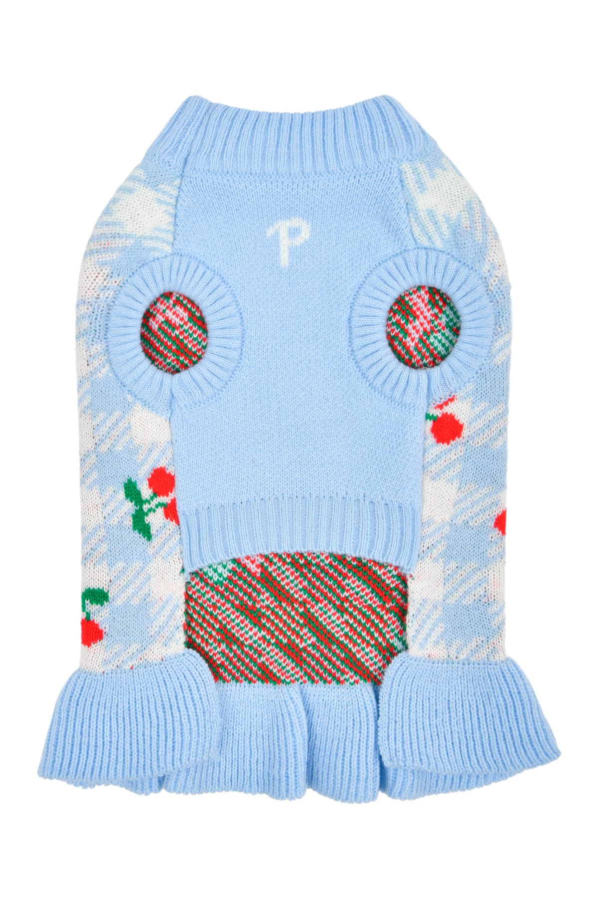 Puppia Rio Örgü Köpek Elbisesi Mavi