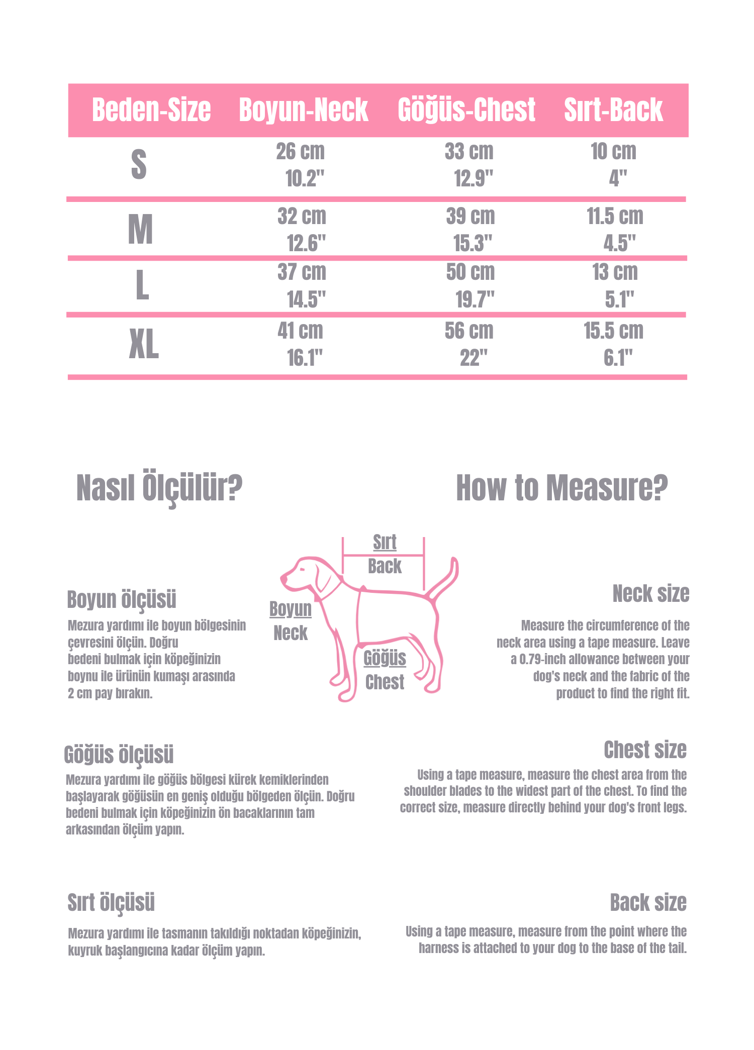 Jaylen Harness A Köpek Göğüs Tasması Pembe 