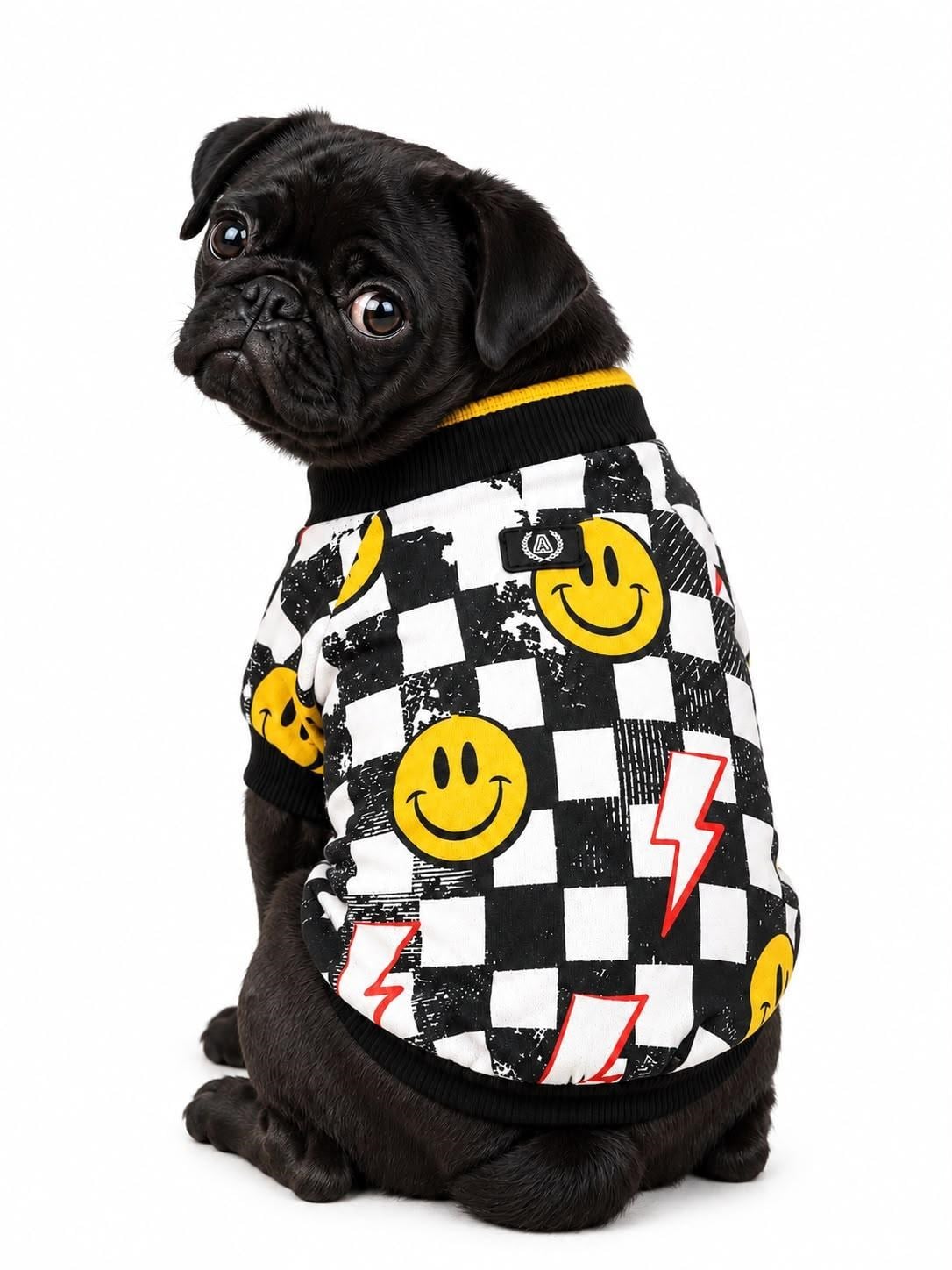 Alphadog Design Smiley Köpek Sweatshirt