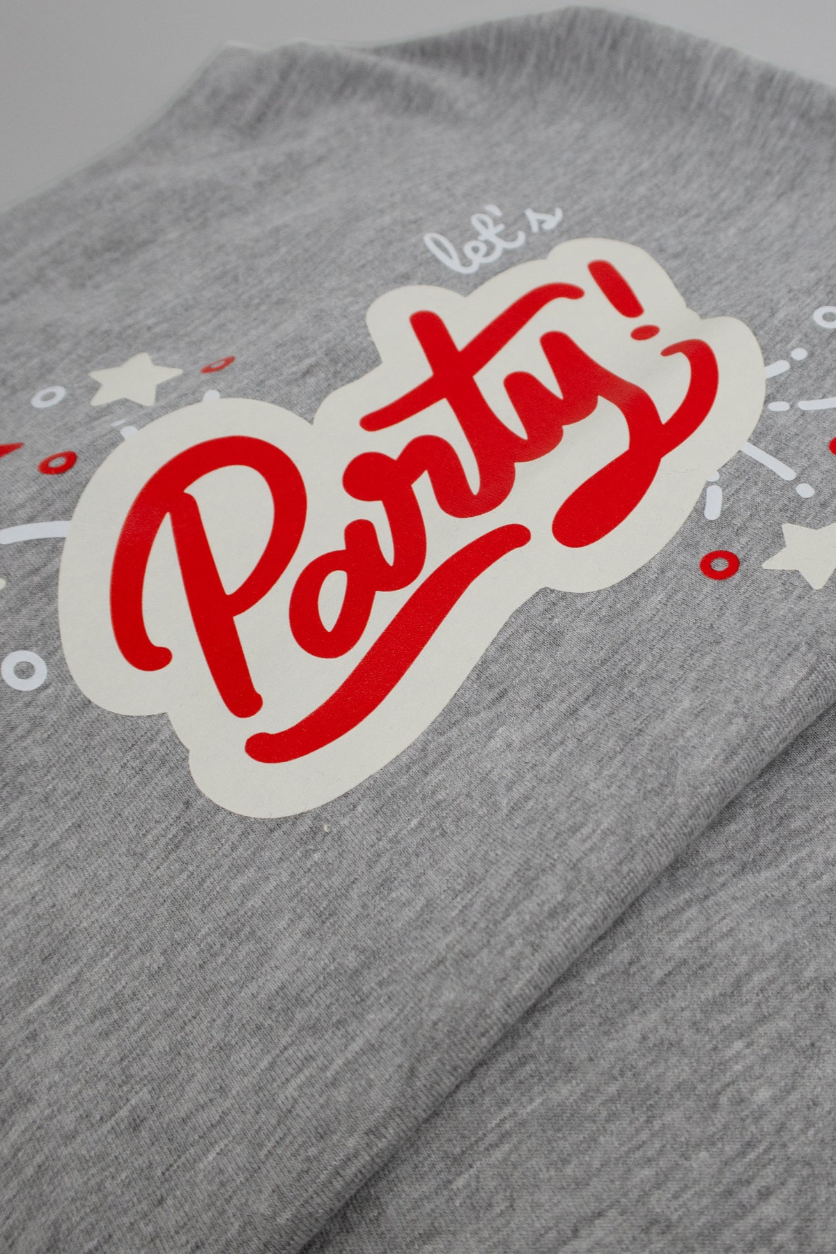 Asky&Erd Party Club Köpek T-Shirt Gri