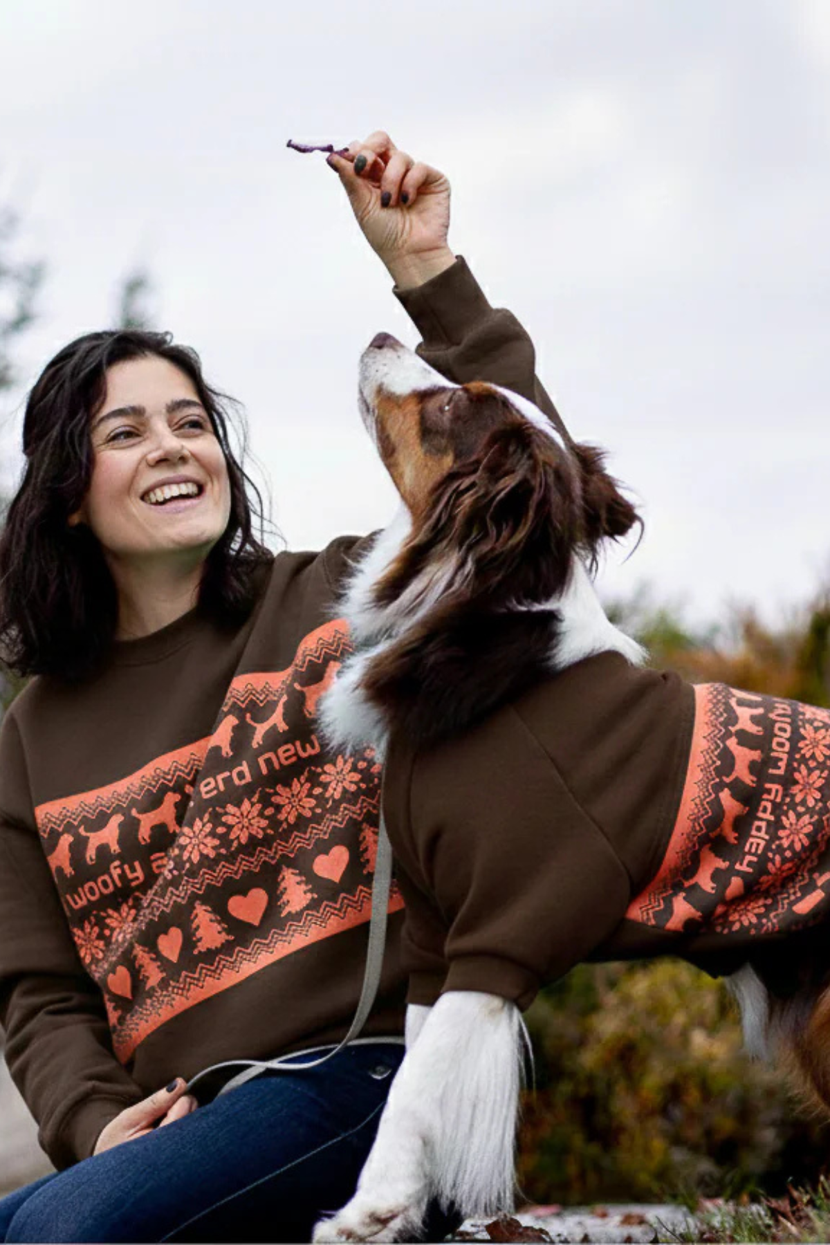 AskyxHuman | Woofmas Chestnut Classic Sweatshirt