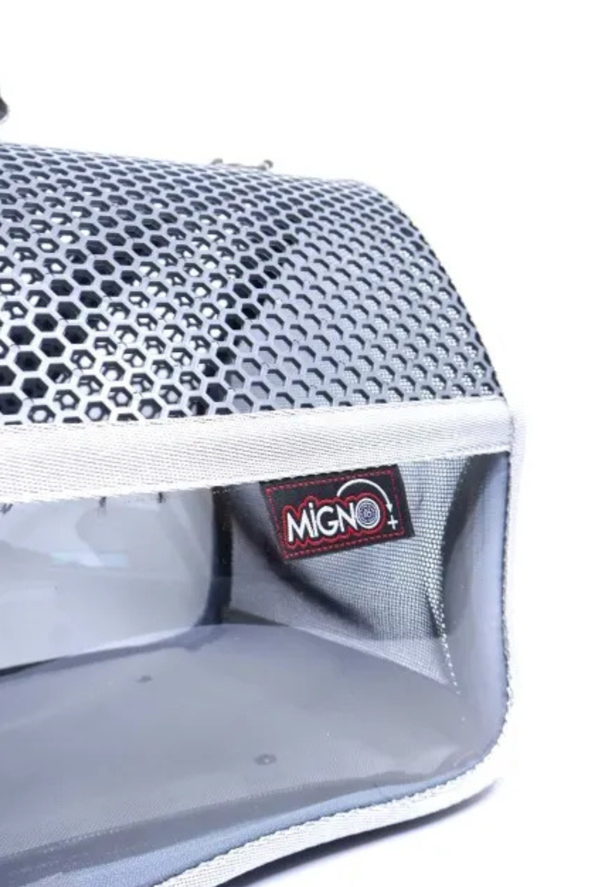 Migno Flybag Voyager Fileli-Şeffaf Model Kedi Köpek Taşıma Çantaları - Gri