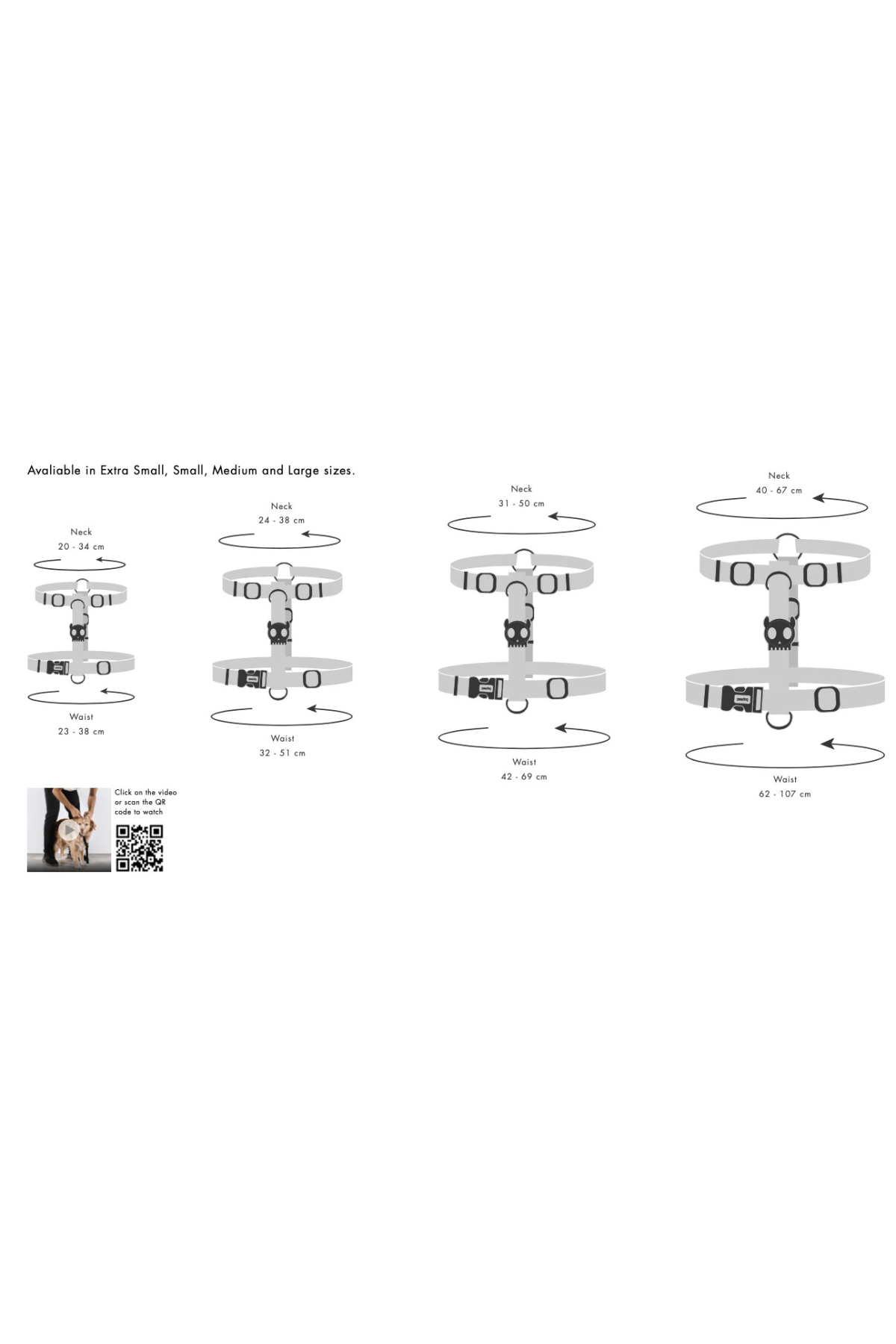 Glitch Error #404 Göğüs Tasması Tasması - Zee.Dog