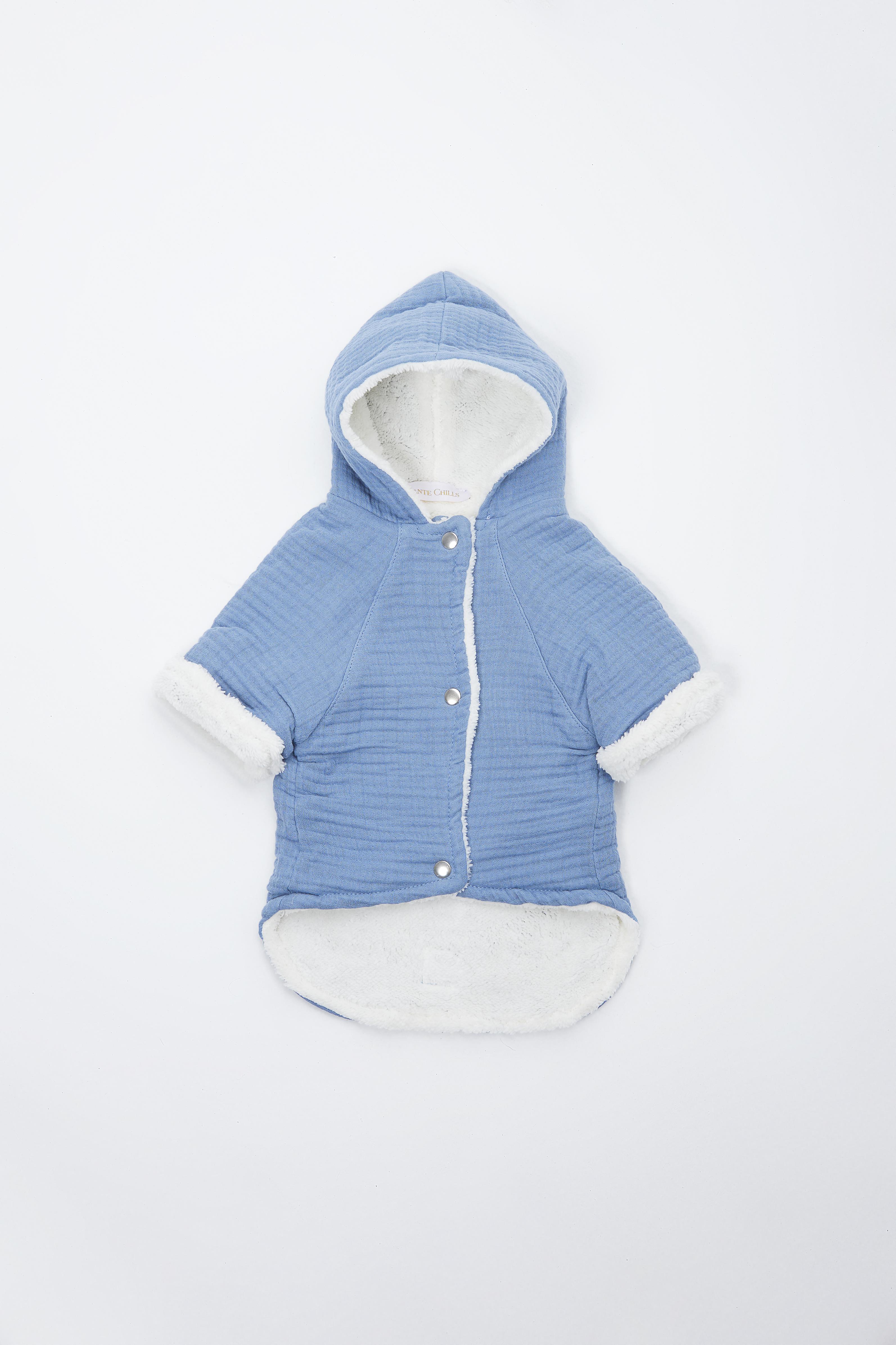 Dante Chills Vanilla Sky Köpek Hoodie Mavi
