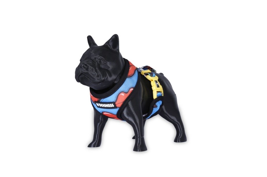 Dogness Boom/Kiss Double -Sided Dog Breast Collar