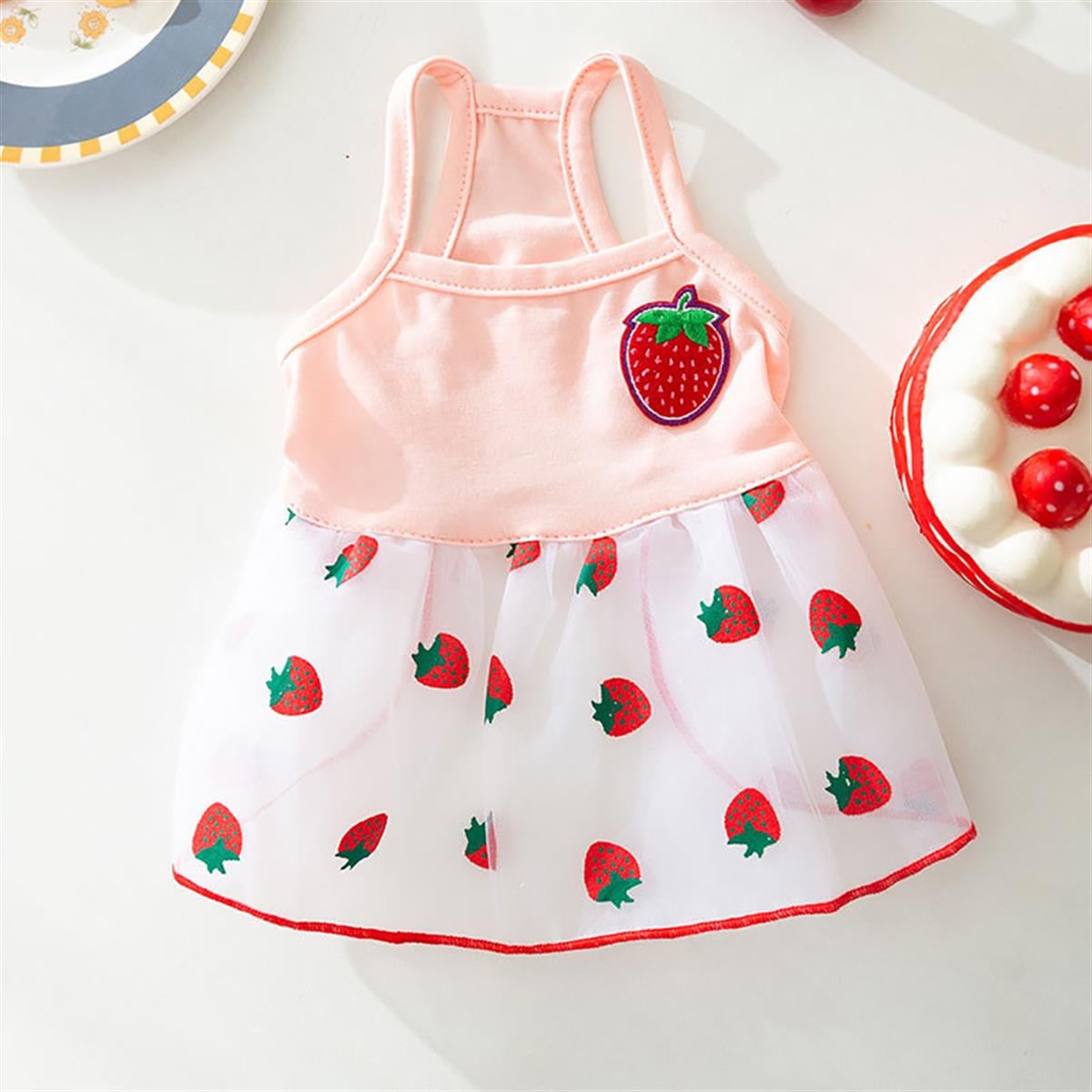 Dolcepets - Strawberry Dog Dress