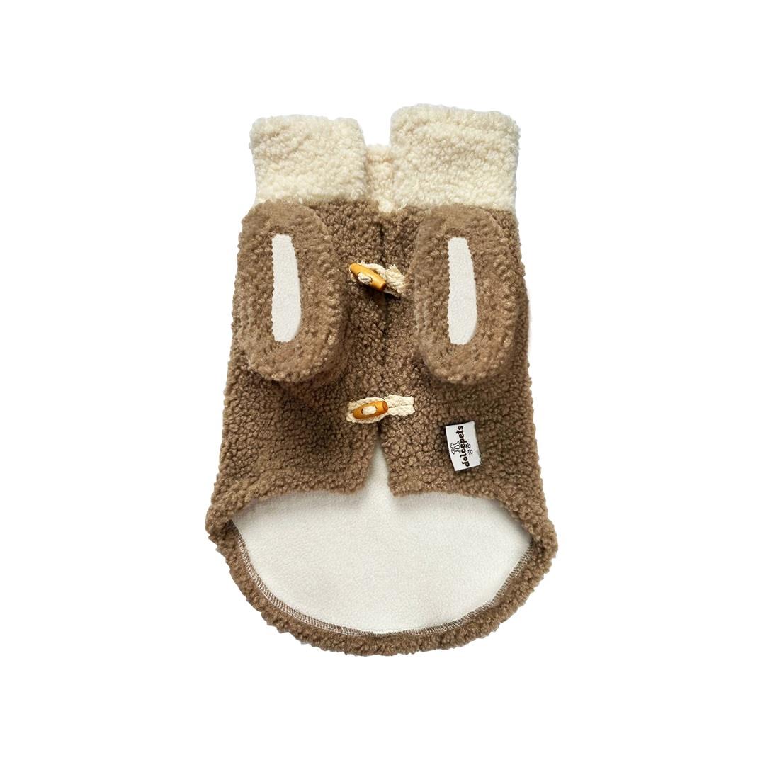 DolcePets Köpek Düğmeli Ceket Krem